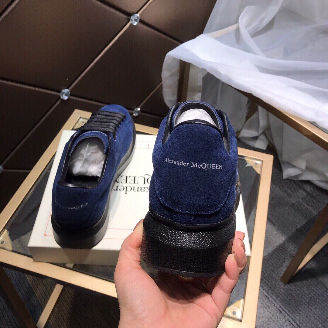 ALEXANDER MCQUEEN BLU CON LACCI NERI