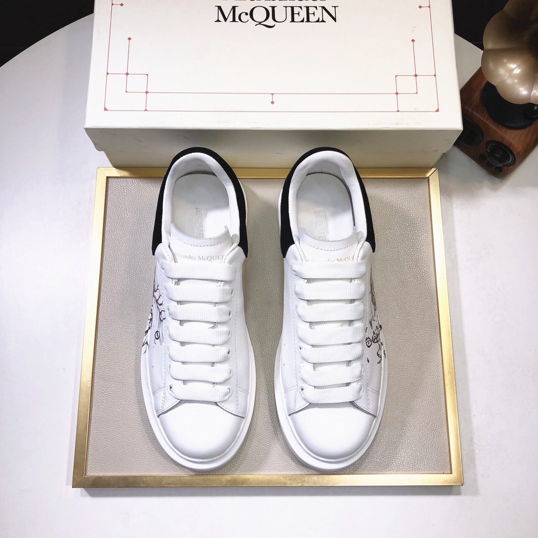 ALEXANDER MCQUEEN NERE E BIANCHE CON FANTASIA