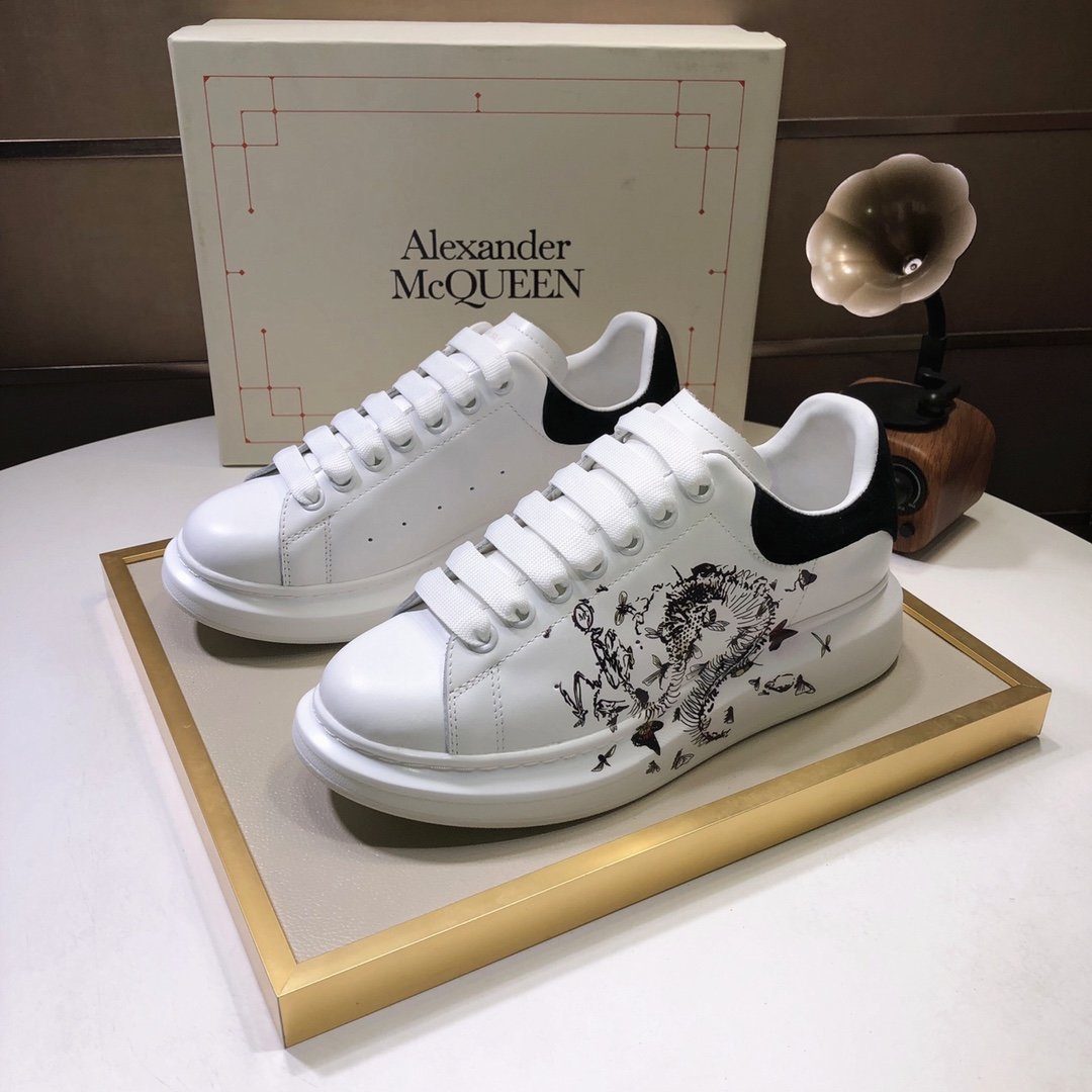 ALEXANDER MCQUEEN NERE E BIANCHE CON FANTASIA