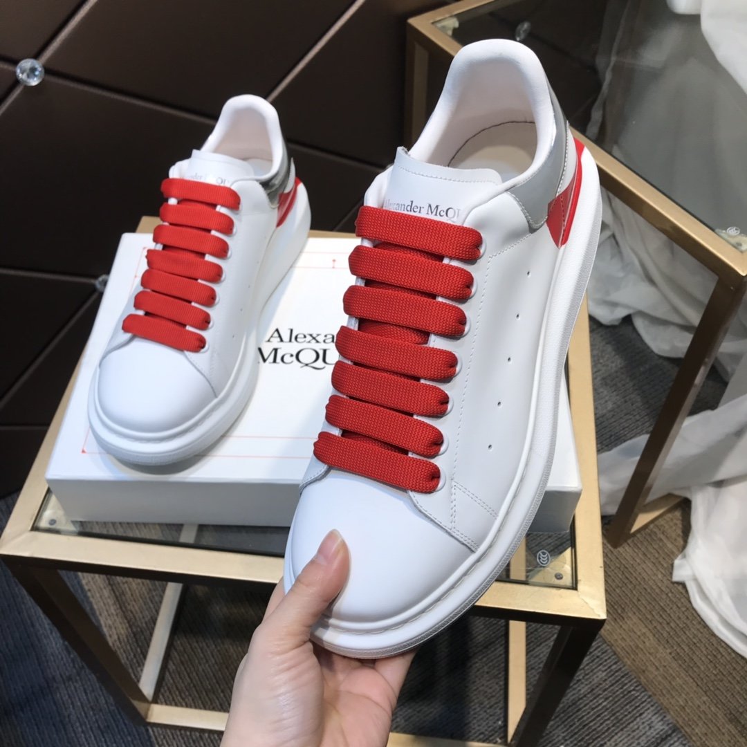 ALEXANDER MCQUEEN BIANCHE E ROSSE,LACCI ROSSI